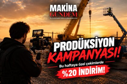 Makina Gündem video prodüksiyon kampanyası - çekimlerde yüzde 20 indirim